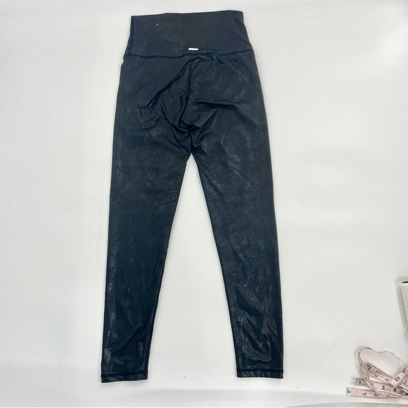 Aerie Offline Sports Athleisure Crossover Leggings Faux Leather‎ Moto Lounge M - Picture 7 of 9
